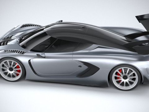 Generic Hypercar 2022 Modelo 3D