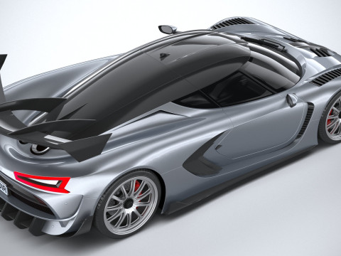 Generic Hypercar 2022 Modelo 3D