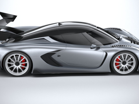 Generic Hypercar 2022 Modelo 3D