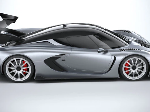 Hypercar generica 2022 Modello 3D