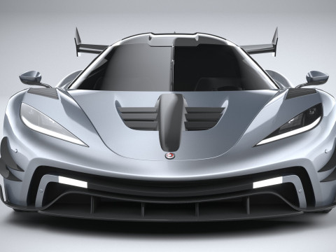 Generic Hypercar 2022 Modelo 3D