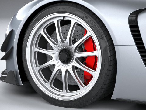 Generic Hypercar 2022 Modelo 3D