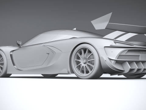 Generic Hypercar 2022 Modelo 3D