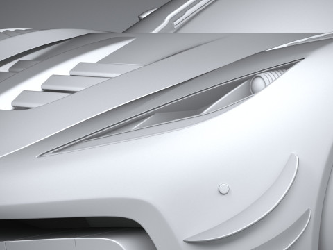 Generic Hypercar 2022 Modelo 3D