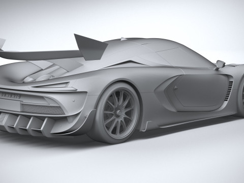 Generic Hypercar 2022 Modelo 3D