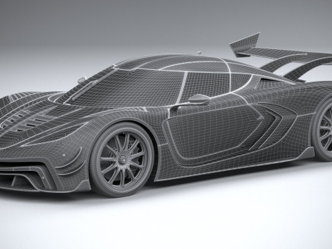 Generic Hypercar 2022 Modelo 3D