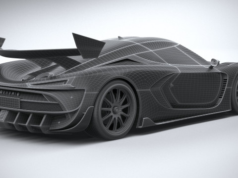 Generic Hypercar 2022 Modelo 3D