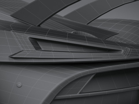 Generic Hypercar 2022 LowPoly Modello 3D