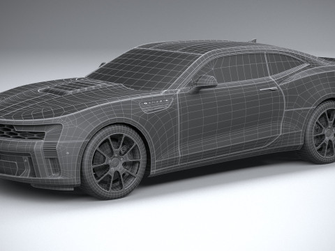 Generic Muscle 2022 LowPoly Modello 3D