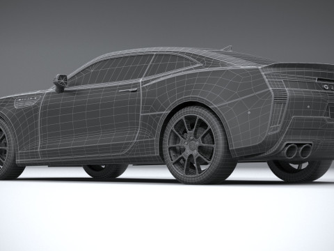 Generic Muscle 2022 LowPoly Modello 3D