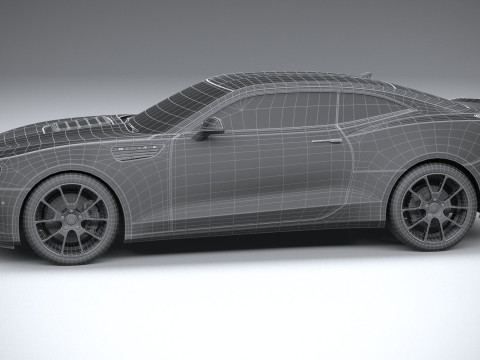 Generic Muscle 2022 LowPoly Modello 3D