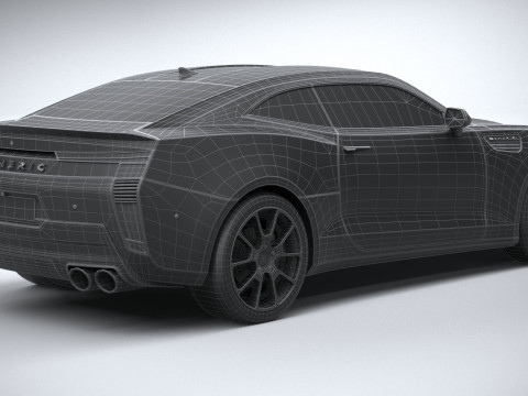 Generic Muscle 2022 LowPoly Modello 3D