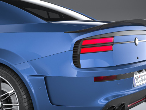 Generic Muscle Sedan 2022 3D Модель