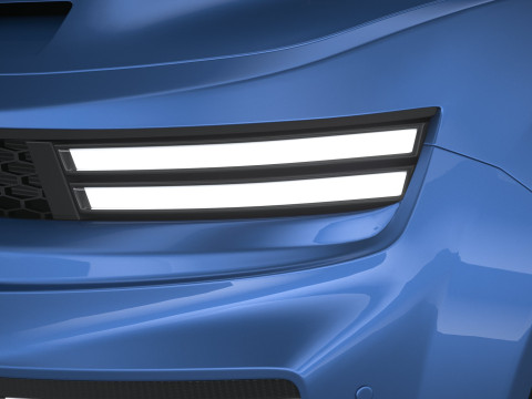 Generic Muscle Sedan 2022 3D Модель