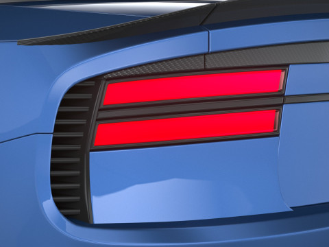 Generic Muscle Sedan 2022 3D Модель