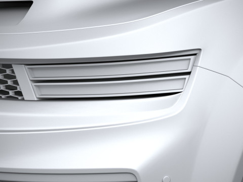 Generic Muscle Sedan 2022 3D Модель