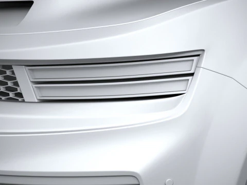 Generic Muscle Sedan 2022 3D Model