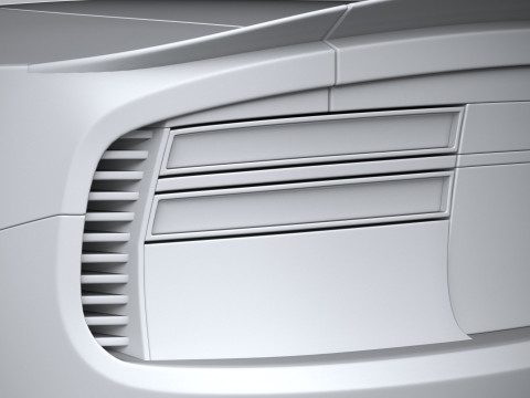 Generic Muscle Sedan 2022 3D Модель