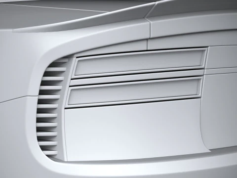 Generic Muscle Sedan 2022 3D Model