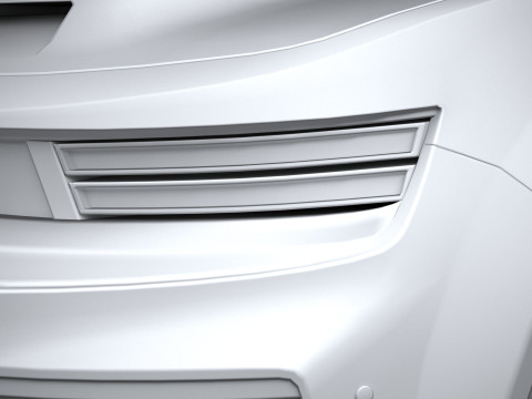 Generic Muscle Sedan 2022 LowPoly 3D 模型