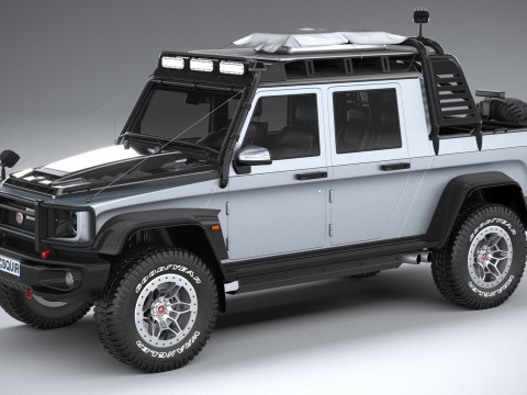 Generic Offroad Adventure Car 2022 3D Model