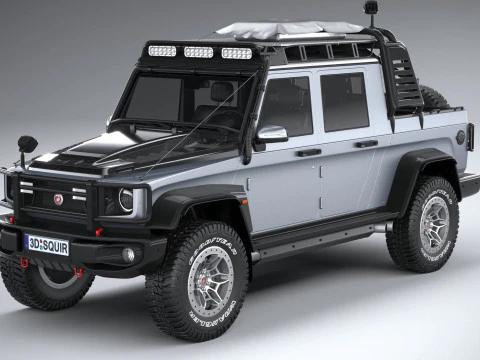 Generic Offroad Adventure Car 2022 3D Model