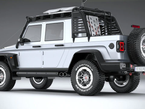 Generic Offroad Adventure Car 2022 3D Model