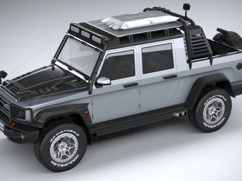 Generic Offroad Adventure Car 2022 3D Model