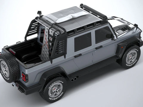 Generic Offroad Adventure Car 2022 3D Model