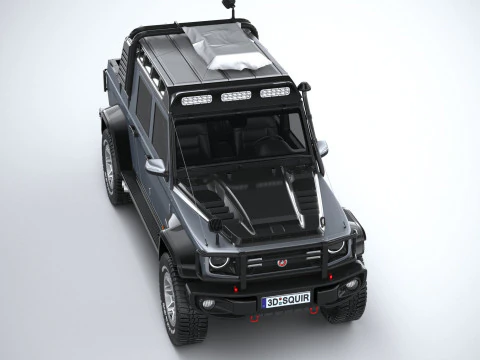 Generic Offroad Adventure Car 2022 3D Model