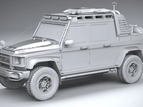 Generic Offroad Adventure Car 2022 3D Model