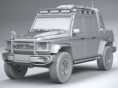 Generic Offroad Adventure Car 2022 3D Model