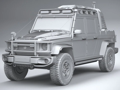 Generic Offroad Adventure Car 2022 3D Model