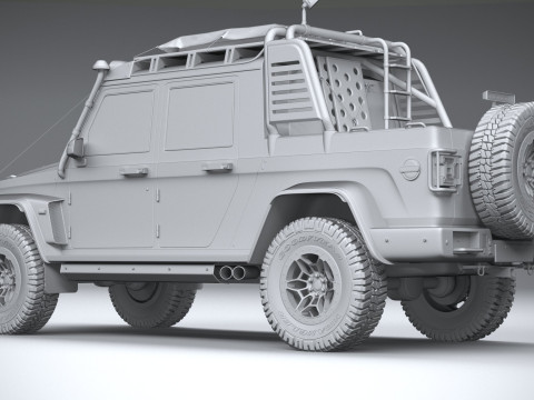 Generic Offroad Adventure Car 2022 3D Model