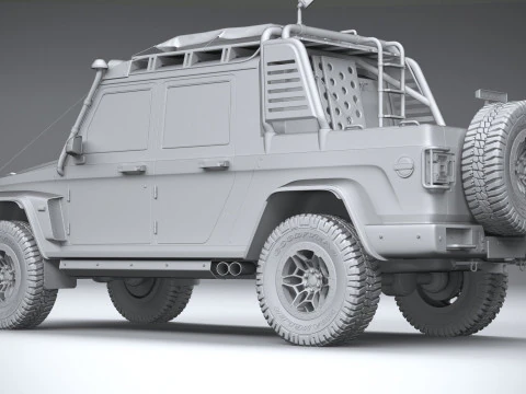 Generic Offroad Adventure Car 2022 3D Model