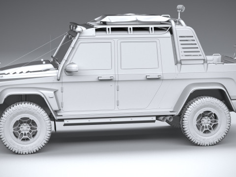 Generic Offroad Adventure Car 2022 3D Model