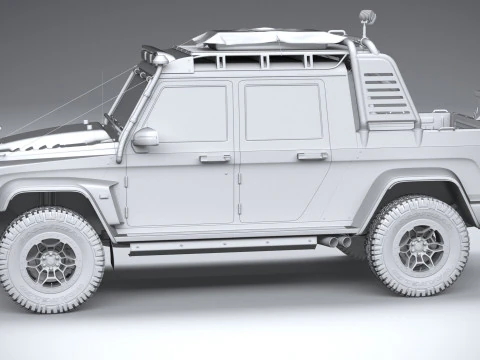 Generic Offroad Adventure Car 2022 3D Model