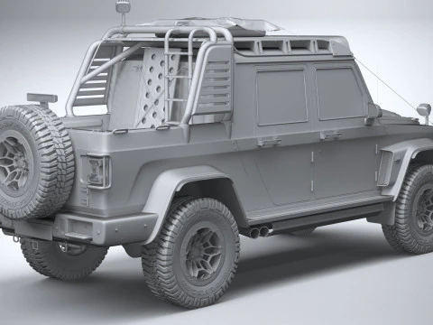 Generic Offroad Adventure Car 2022 3D Model