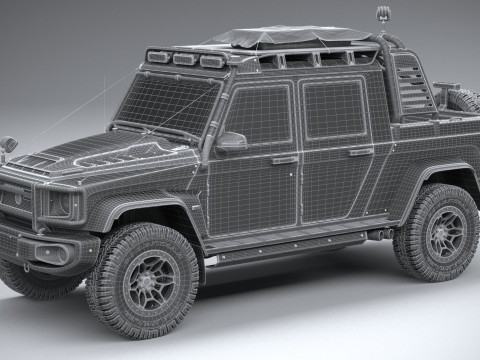 Generic Offroad Adventure Car 2022 3D Model