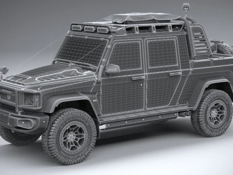 Generic Offroad Adventure Car 2022 3D Model