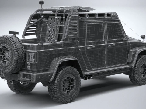 Generic Offroad Adventure Car 2022 3D Model