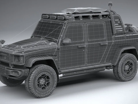 Generic Offroad Adventure Car 2022 3D Model