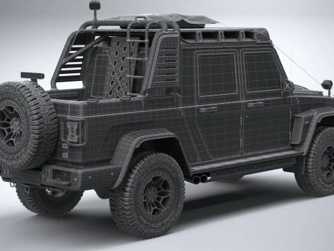 Generic Offroad Adventure Car 2022 3D Model
