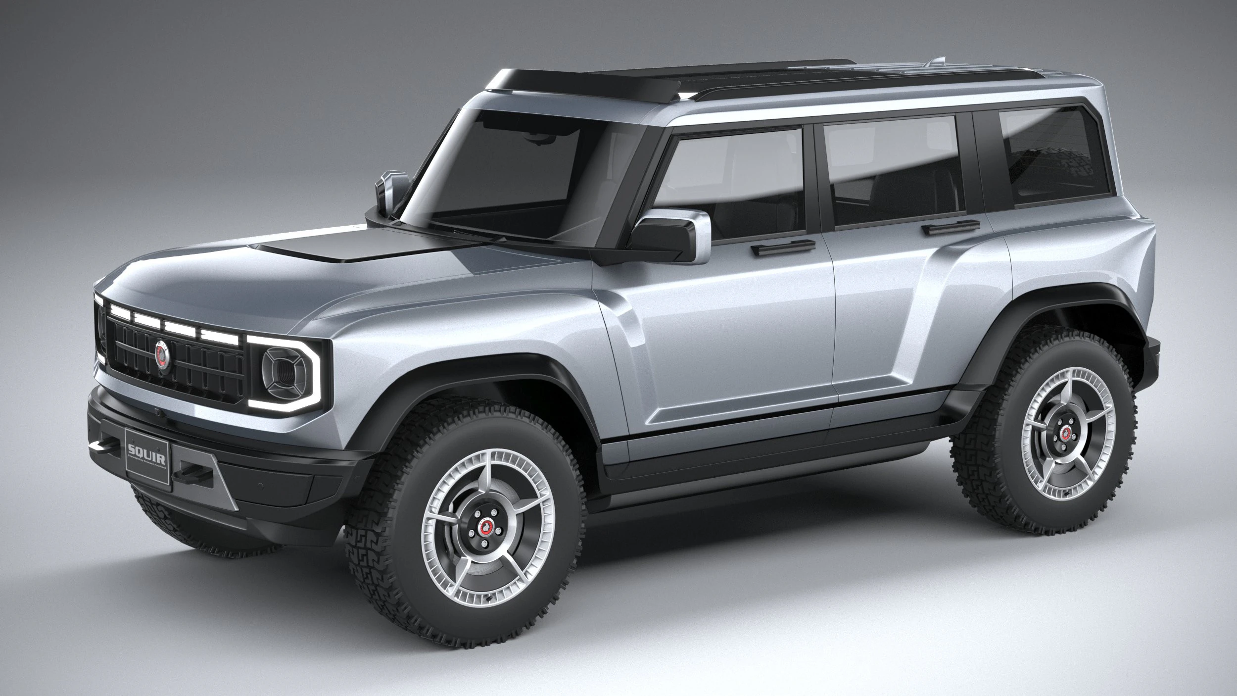 Generic OffRoad EV v1 2022 3D Model .c4d .max .obj .3ds .fbx .stl .blend 