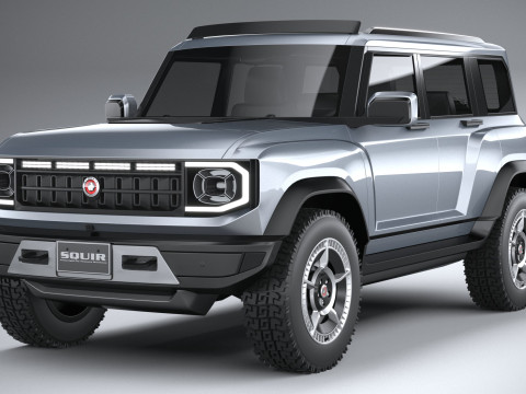 Generic OffRoad EV v1 2022 3D Model