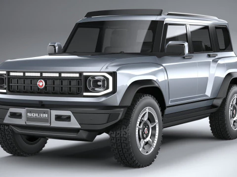 Generic OffRoad EV v1 2022 3D Model