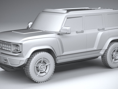 Generic OffRoad EV v1 2022 3D Model