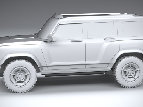 Generic OffRoad EV v1 2022 3D Model