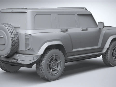 Generic OffRoad EV v1 2022 3D Model
