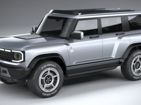 Generic Offroad EV v1 2022 LowPoly Modelo 3D